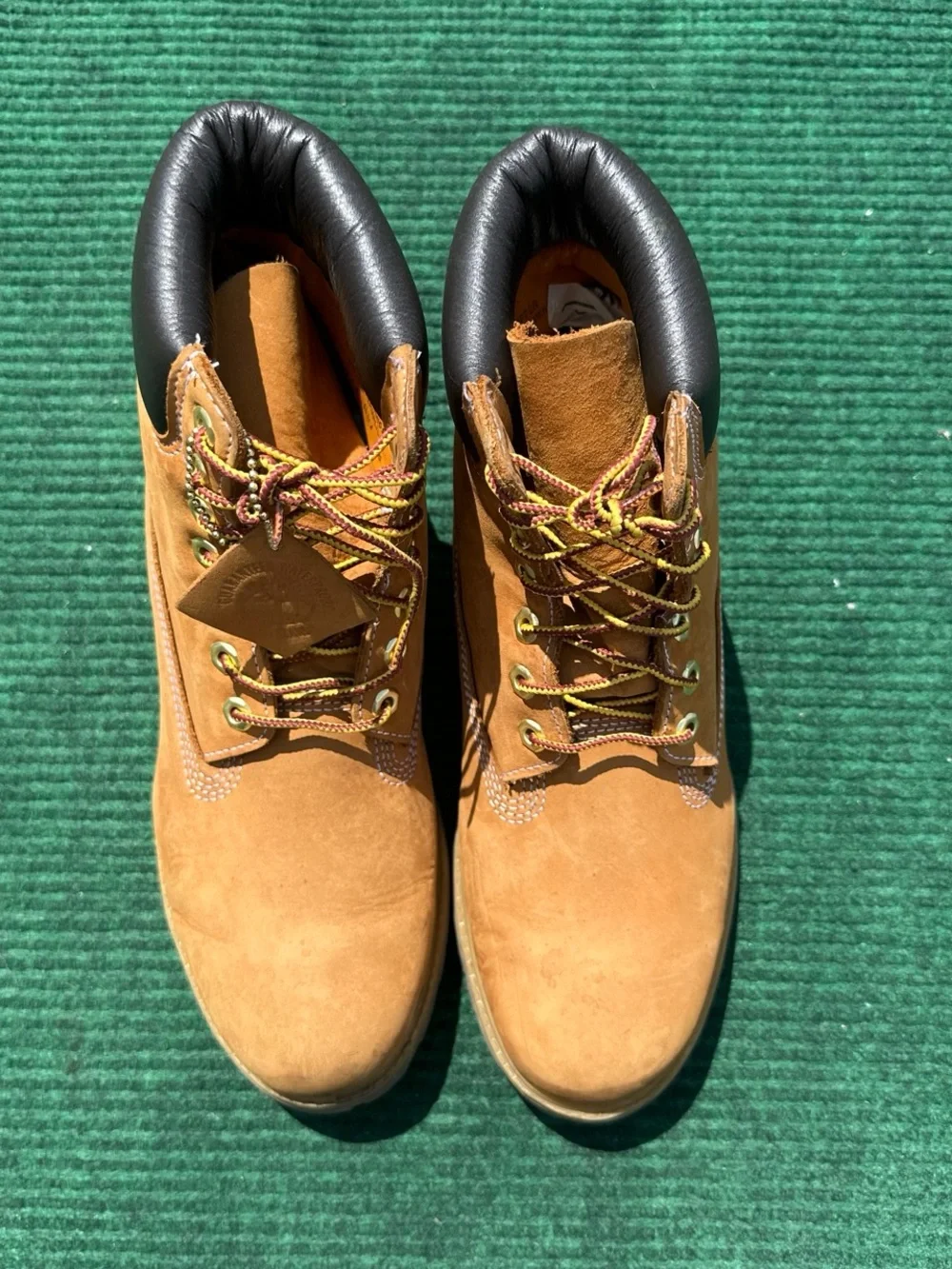 Timberland 6 Inch Premium Waterproof Boot 'Wheat' Nubuck Men’s Size 8.5